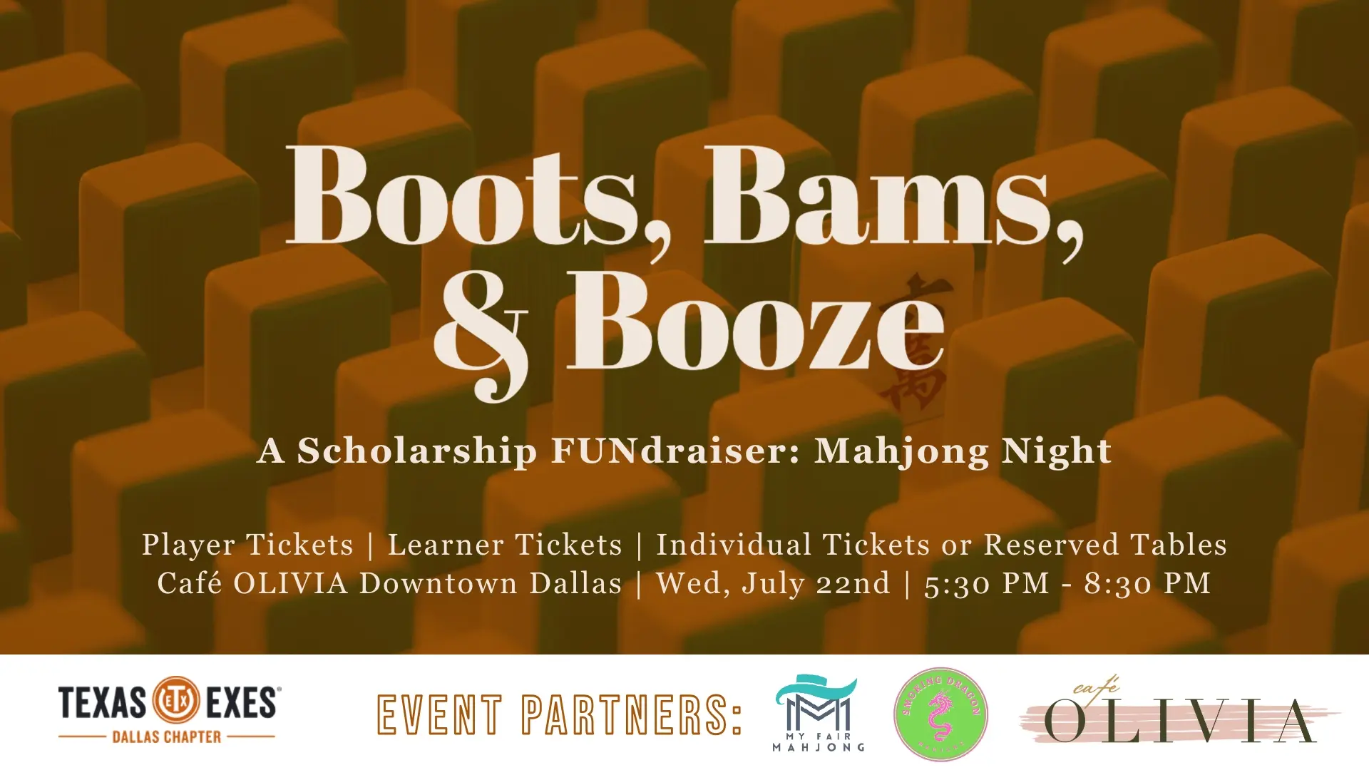 Dallas Mahjong Night July 22, 2026